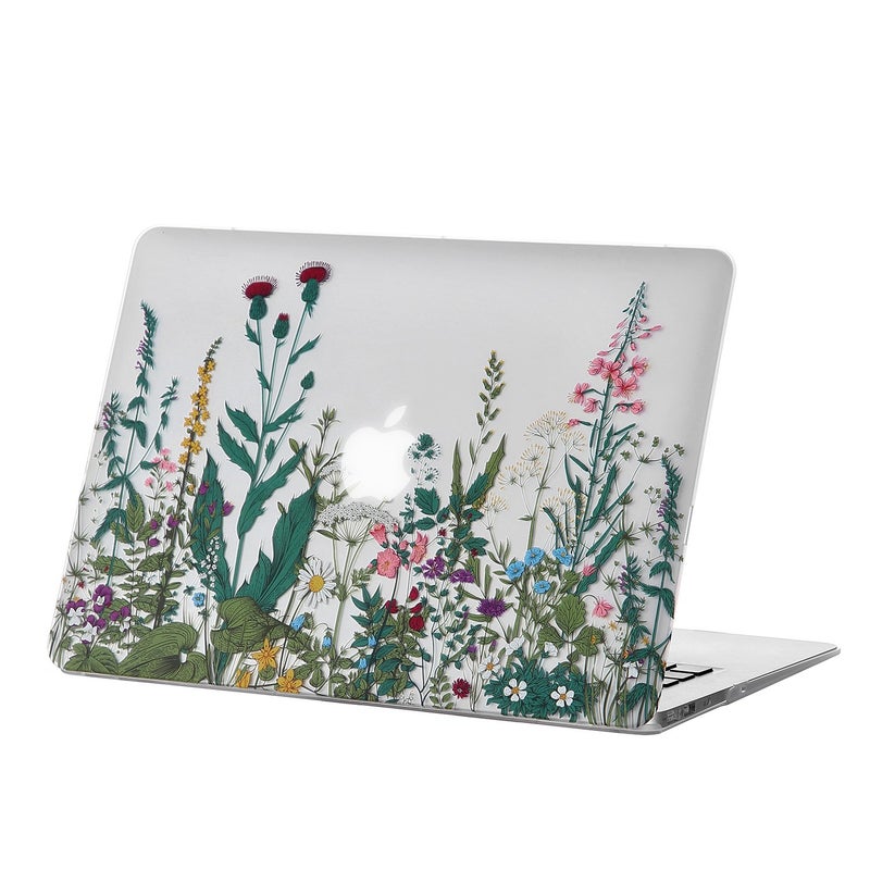 iDonzon Case for MacBook Pro 15 inch (A1398, 2012-2015 Release), 3D Effect Matte Clear See Through Hard Cover & Keyboard Cover Compatible Pro 15.4 inch with Retina Display (NO CD-ROM), Garden Flowers - Image 5